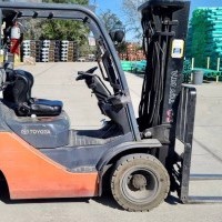 2007 LP Gas Toyota 8FGU25 Pneumatic Tire 4 Wheel Sit Down