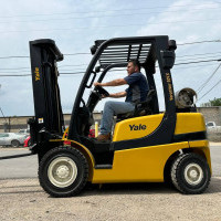 2008 LP Gas Yale GLP060VXEXSE086 Pneumatic Tire 4 Wheel Sit Down