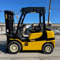 2018 LP Gas Yale GLP050MX Pneumatic Tire 4 Wheel Sit Down