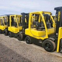 2014 LP Gas Hyster H60FT Pneumatic Tire 4 Wheel Sit Down
