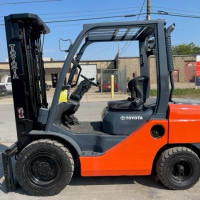 2018 Diesel Toyota 8FDU30 Pneumatic Tire 4 Wheel Sit Down