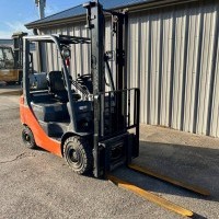 2008 LP Gas Toyota 8FGU15 Pneumatic Tire 4 Wheel Sit Down